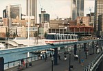 Monorail train On Pyrmont Bridge thumbnail